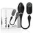 Uovo vibrante ricaricabile Jenell Black&Silver