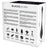 Uovo vibrante ricaricabile Jenell Black&Silver