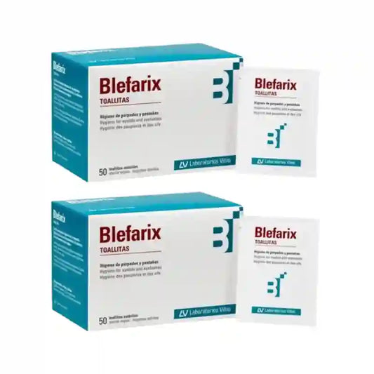 Blefarix Salviette 50 Bustine, Confezione da 2