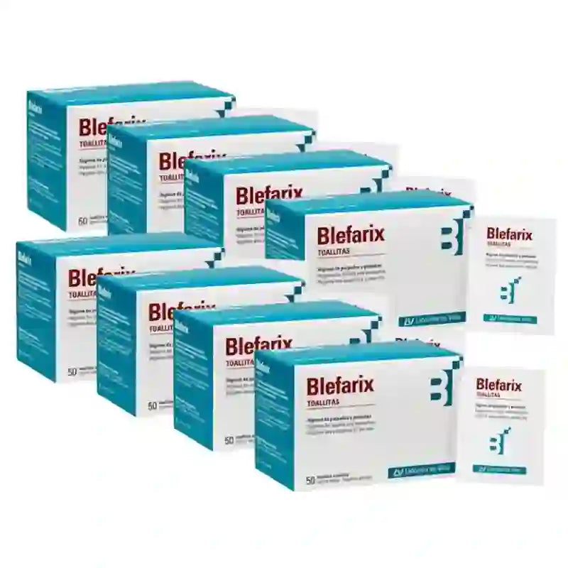 Blefarix Salviette 50 Starnuti, Confezione da 8