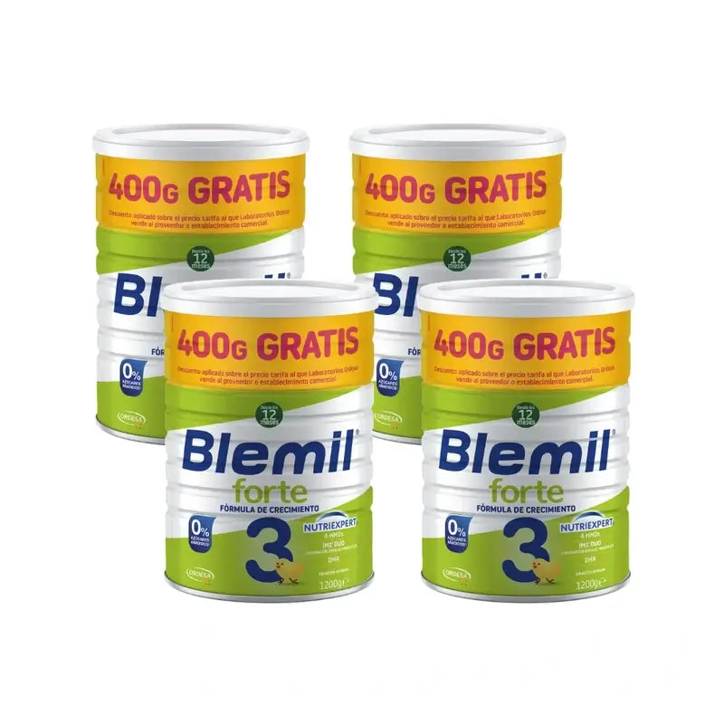 Blemil 3 Forte 800+400 Free, 4X1200 Grammi