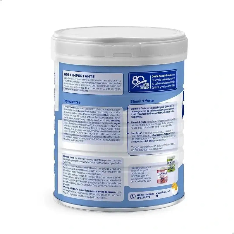 Blemil Plus 1 Forte, Confezione 12 x 800 g