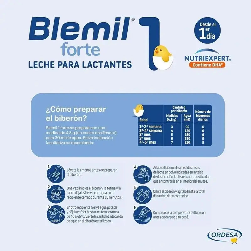 Blemil Plus 1 Forte, Confezione 12 x 800 g