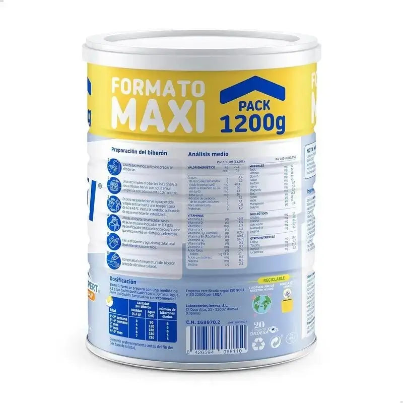 Blemil Plus 1 Forte, Confezione 8 x 1200 grammi