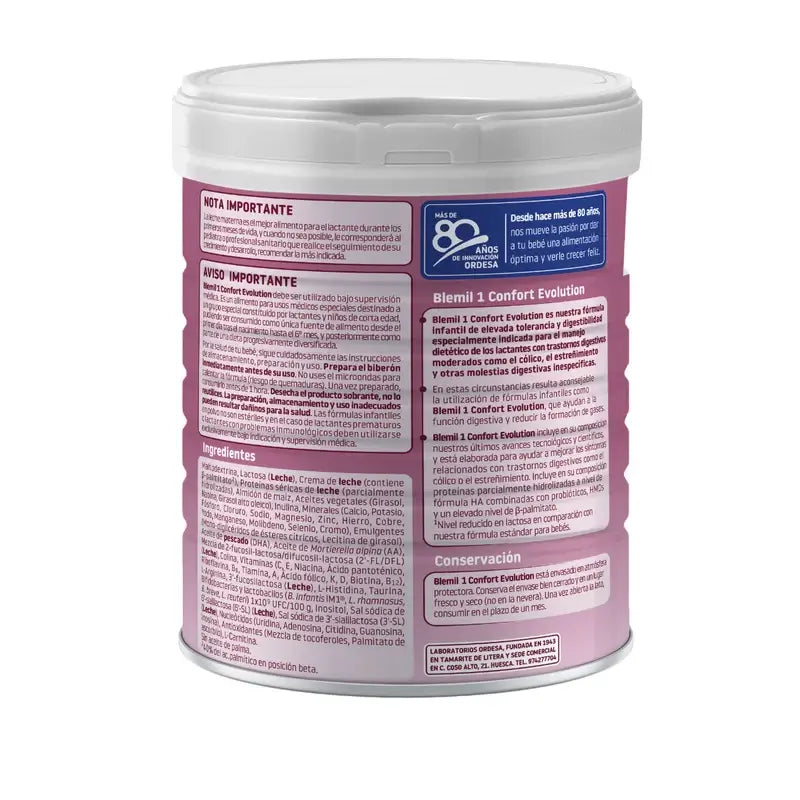 Blemil 1 Comfort Evolution, 800 g
