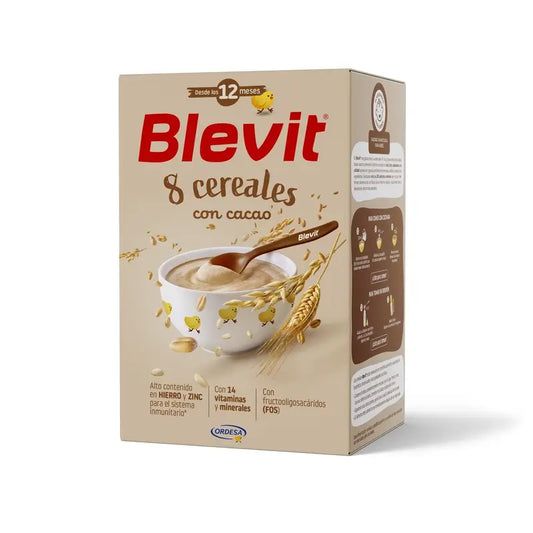 Blevit 8 Cereali Cacao, 500gr