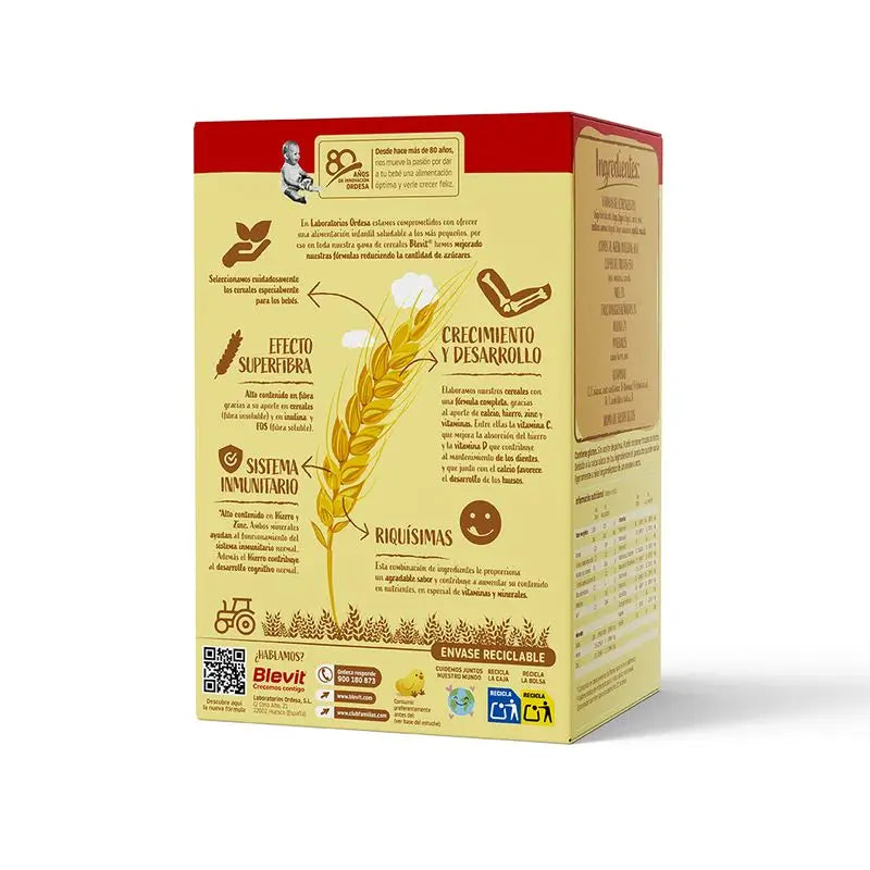Blevit Baby Food Superfibre Multigrain Muesli , 500 grammi
