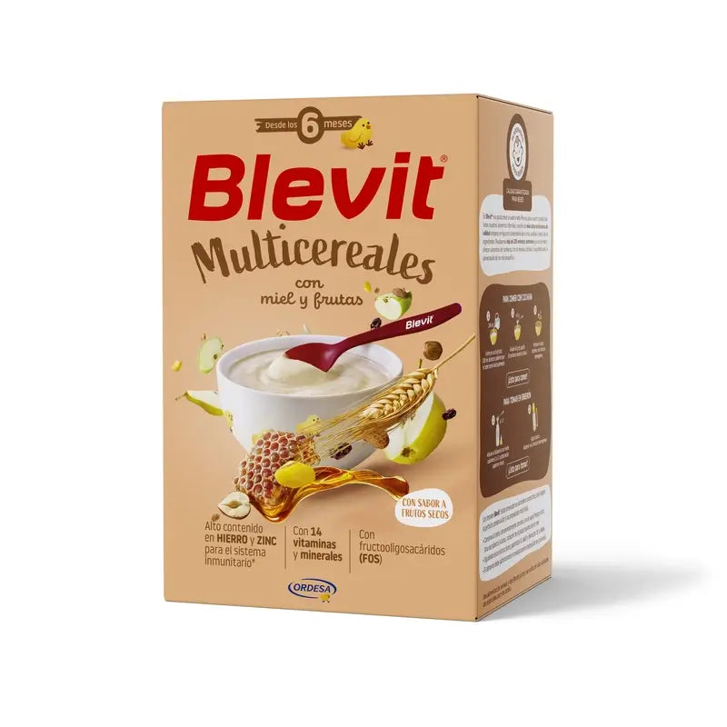 Blevit Multicereal con miele e frutta, 500gr