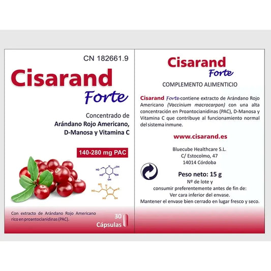 Bluecube Healthcare Cisarand Forte, 30 capsule