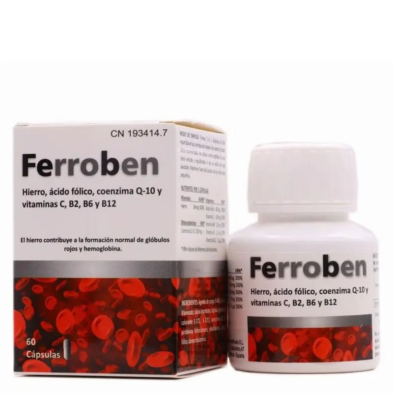 Bluecube Healthcare Ferroben, 60 capsule