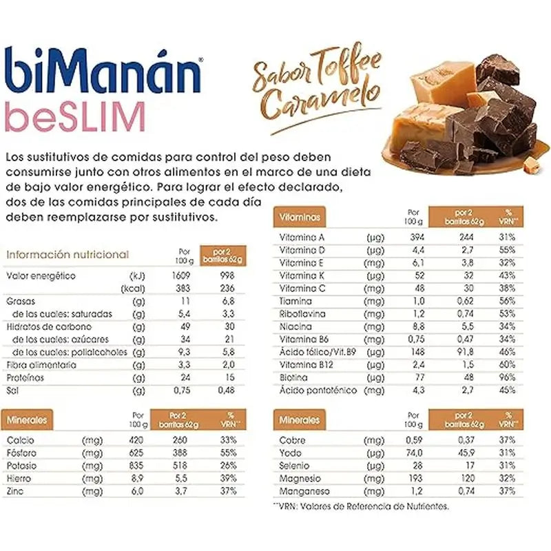 biManán Beslim Barrette di Cioccolato Intenso 10 unità Sostitutivi