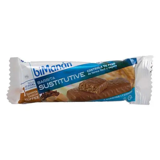 biManán Sustitutive Toffee Bars 24 units