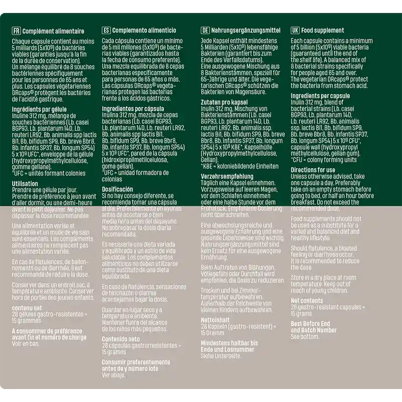 Bonusan Bacteri 8 Senior , 28 capsule