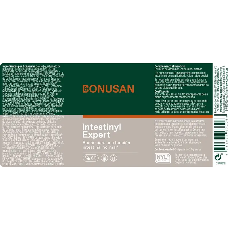 Bonusan Intestinyl Expert, 60 capsule