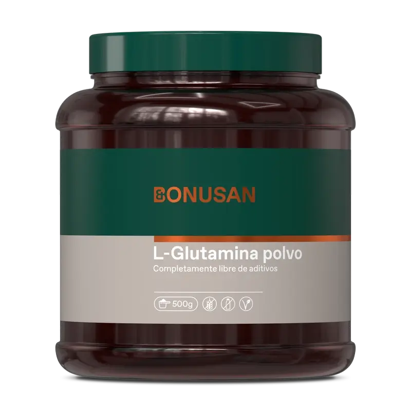 L-Glutammina in polvere Bonusan, 500 grammi di polvere