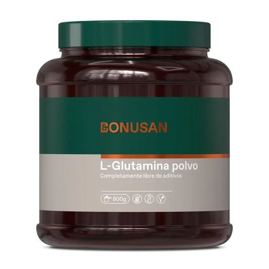 L-Glutammina in polvere Bonusan, 500 grammi di polvere