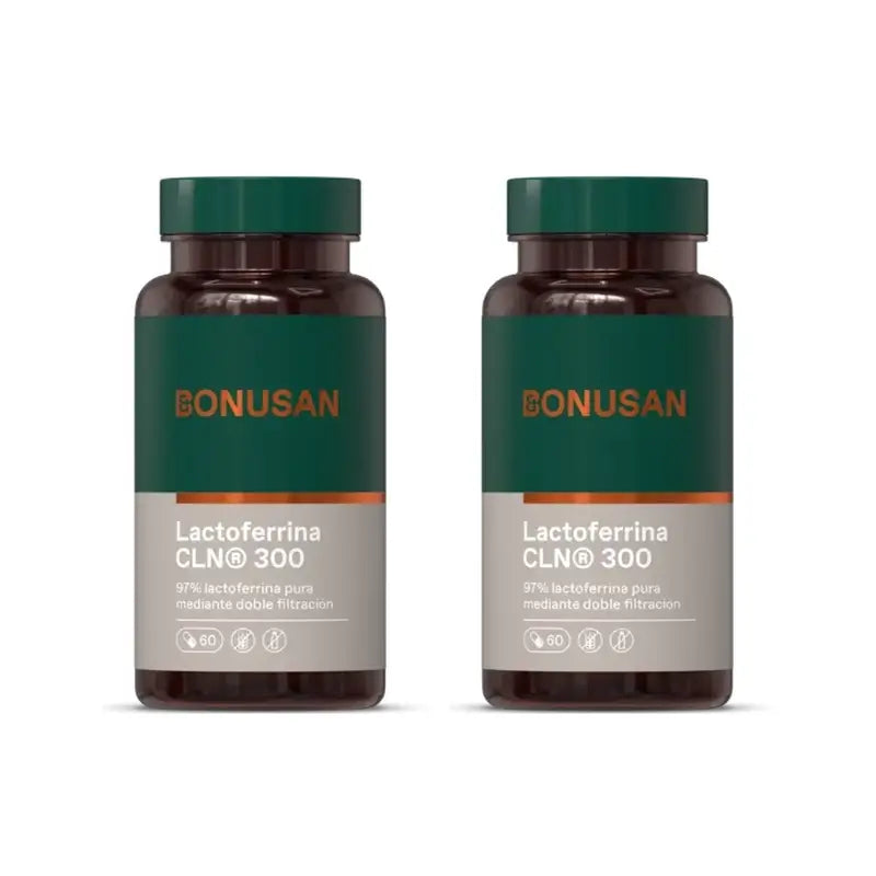 Bonusan Lattoferrina 300 Mg, Confezione 2x60 Capsule