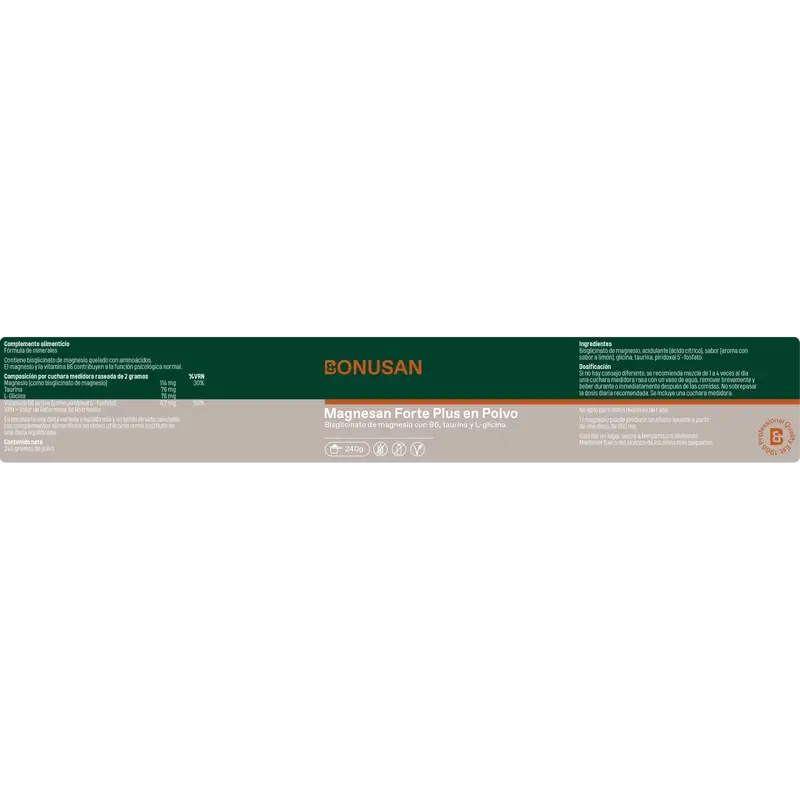 Bonusan Magnesan Forte Plus Polvere, 240g