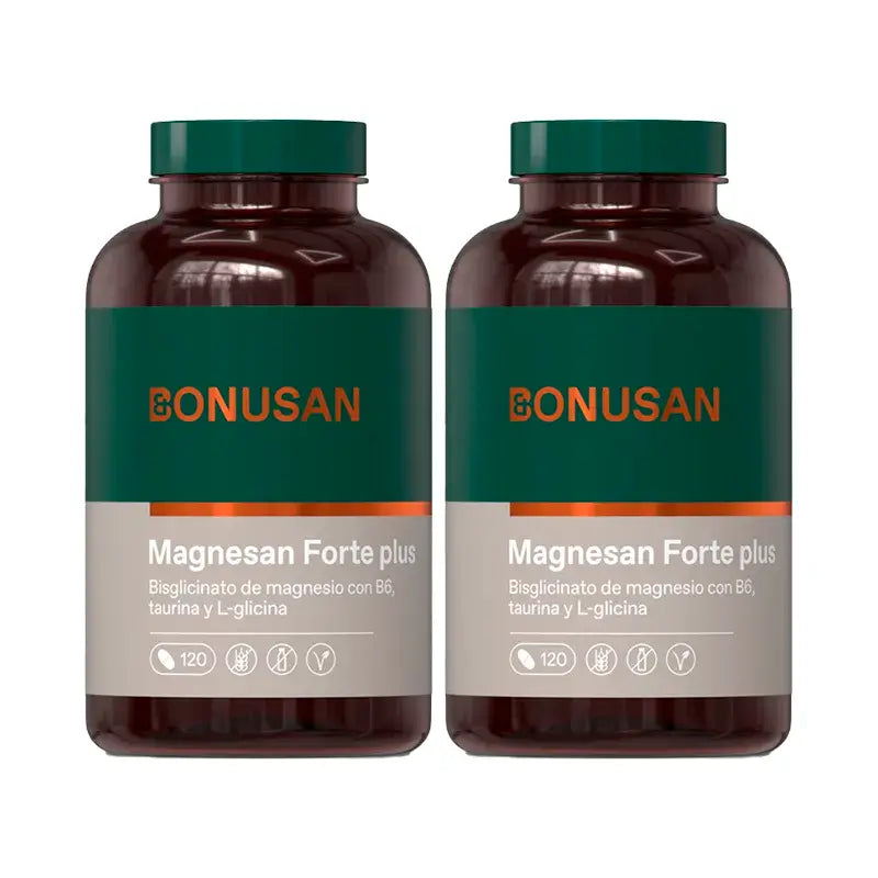 Bonusan Magnesan Forte Plus Confezione da 2 x 120 compresse
