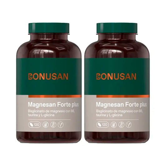 Bonusan Magnesan Forte Plus Confezione da 2 x 120 compresse