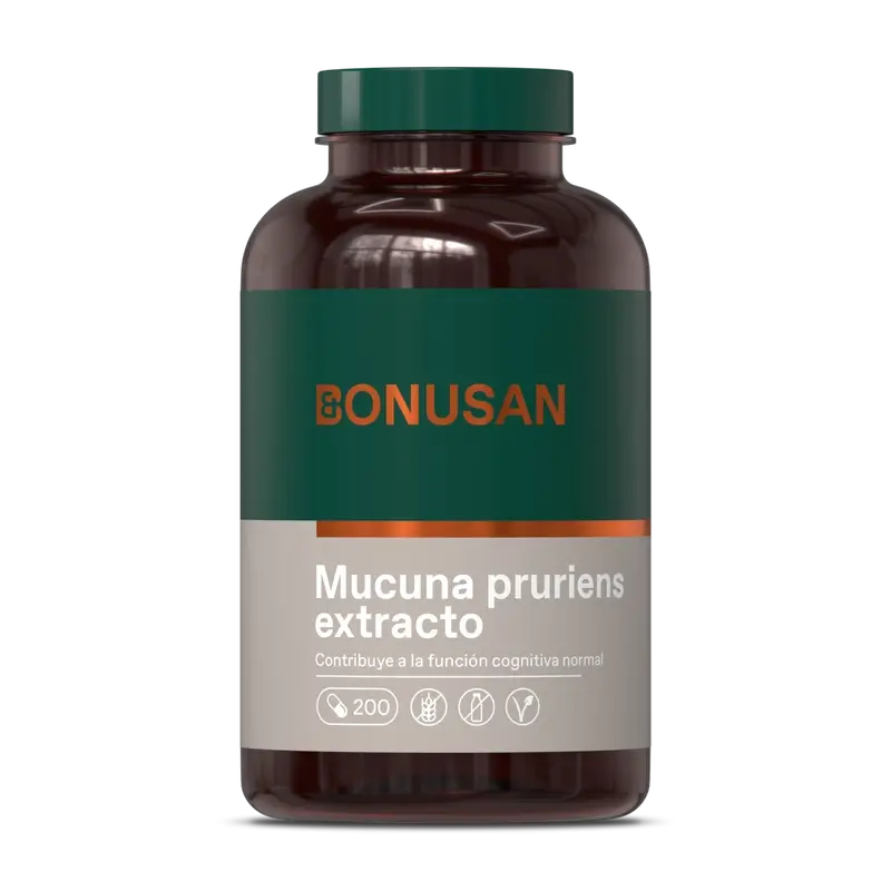 Bonusan Estratto di Mucuna Pruriens, 200 capsule