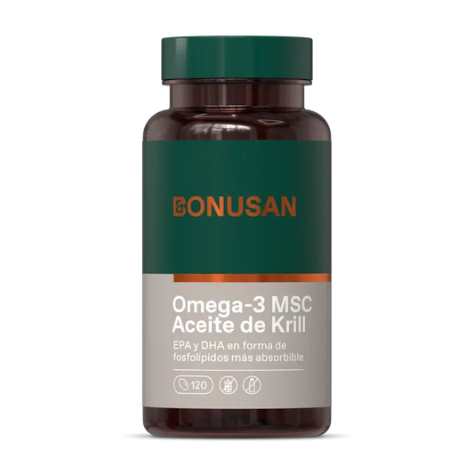 Bonusan Omega-3 Msc Olio di krill, 120 perle