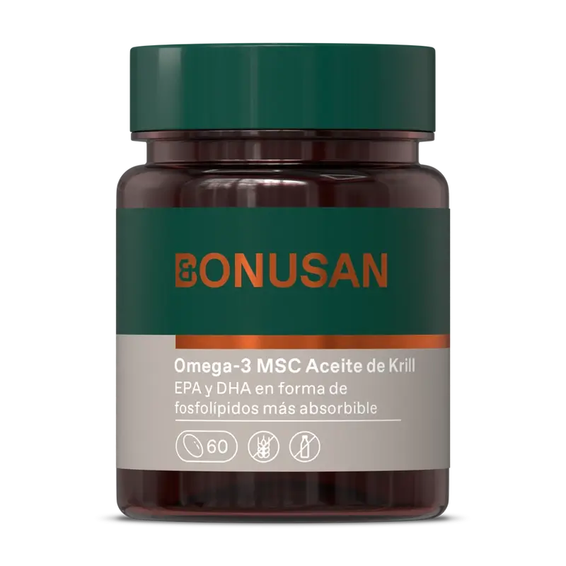 Bonusan Olio di krill Omega-3 , 60 perle