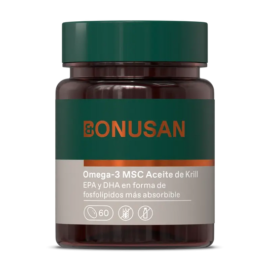 Bonusan Olio di krill Omega-3 , 60 perle