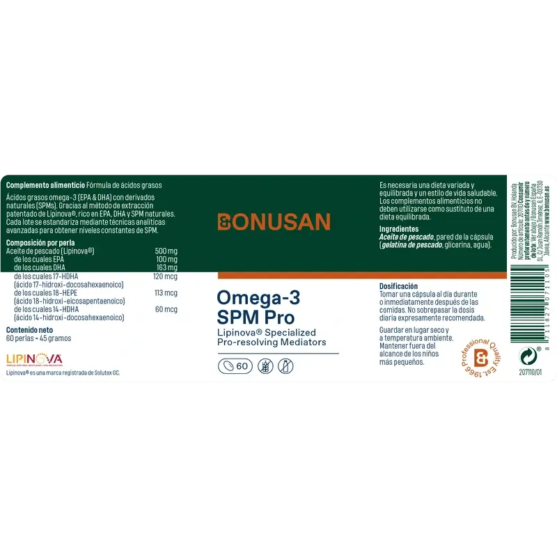 Bonusan Omega-3 Spm Pro, 60 perle