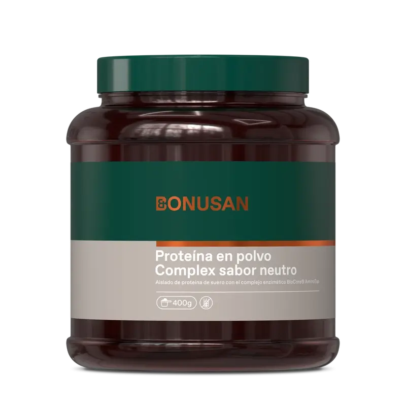 Bonusan Proteine in Polvere Complesso Sapore Neutro , 400 grammi
