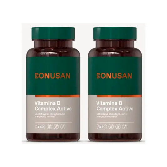 Bonusan Complesso vitaminico B attivo, 2X60 capsule