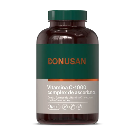 Bonusan Complesso di vitamina C-1000 Ascorbato, 180 compresse
