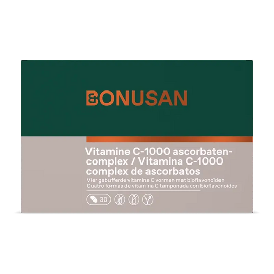 Bonusan Complesso di vitamina C-1000 Ascorbato , 30 compresse