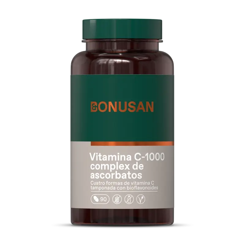 Bonusan Complesso di vitamina C-1000 Ascorbato , 90 compresse
