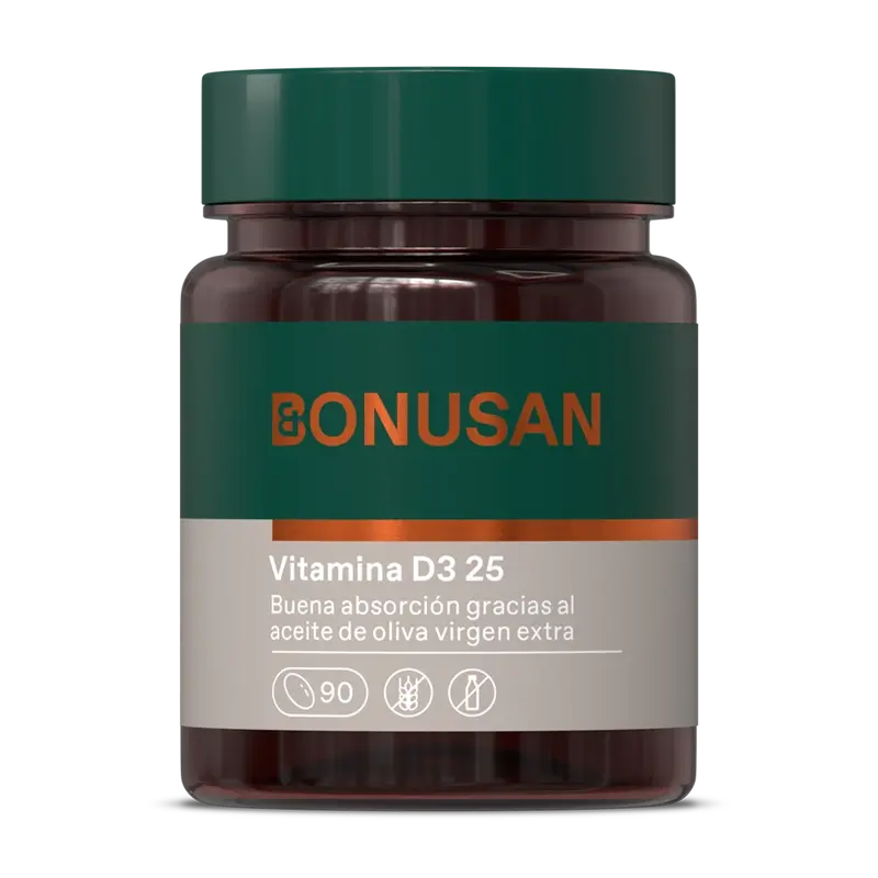 Bonusan Vitamina D3 25 , 90 perle