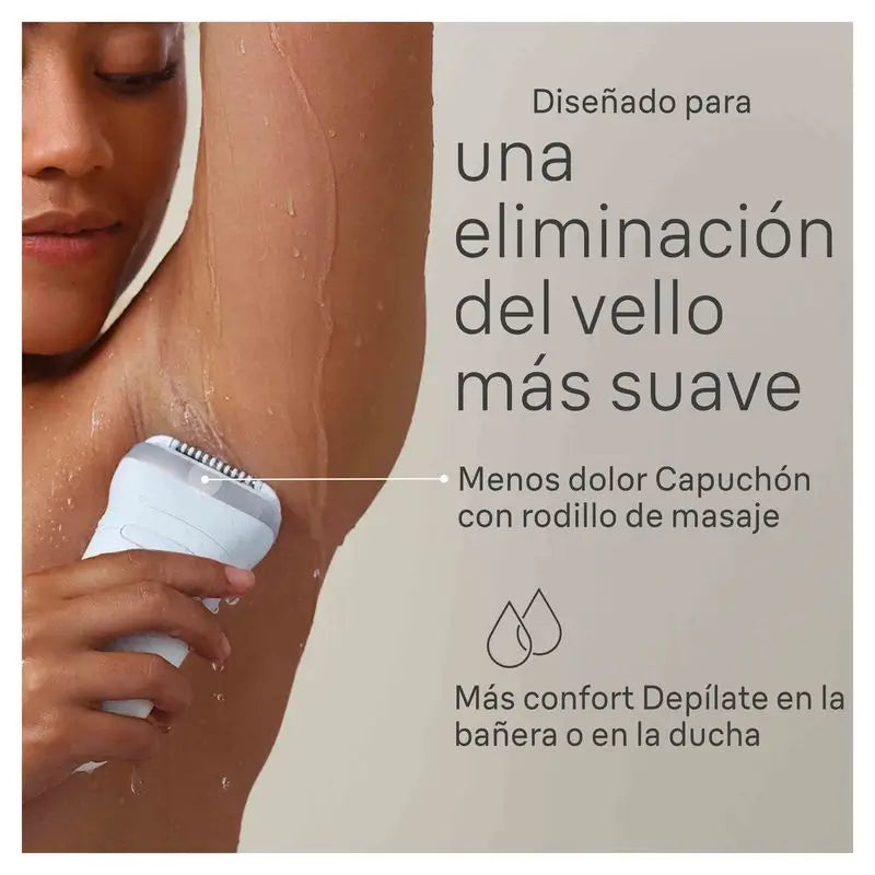 Braun Braun Silk-Épil 7, Epilatore per una facile rimozione dei peli, pelle morbida a lunga durata, 7-041