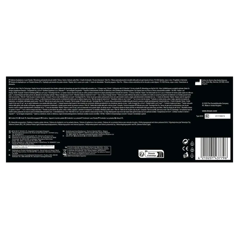 Braun Epilatore Ipl di ultima generazione Silk-Expert Mini Pl1000
