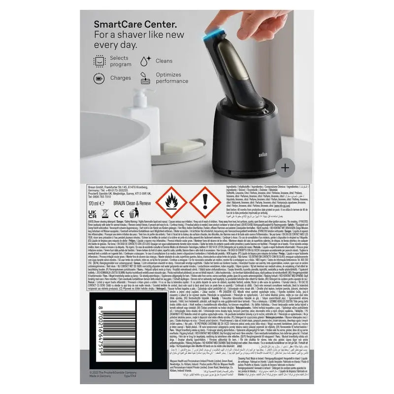 Braun Series7 Rasoio 72-C7200Cc Oro