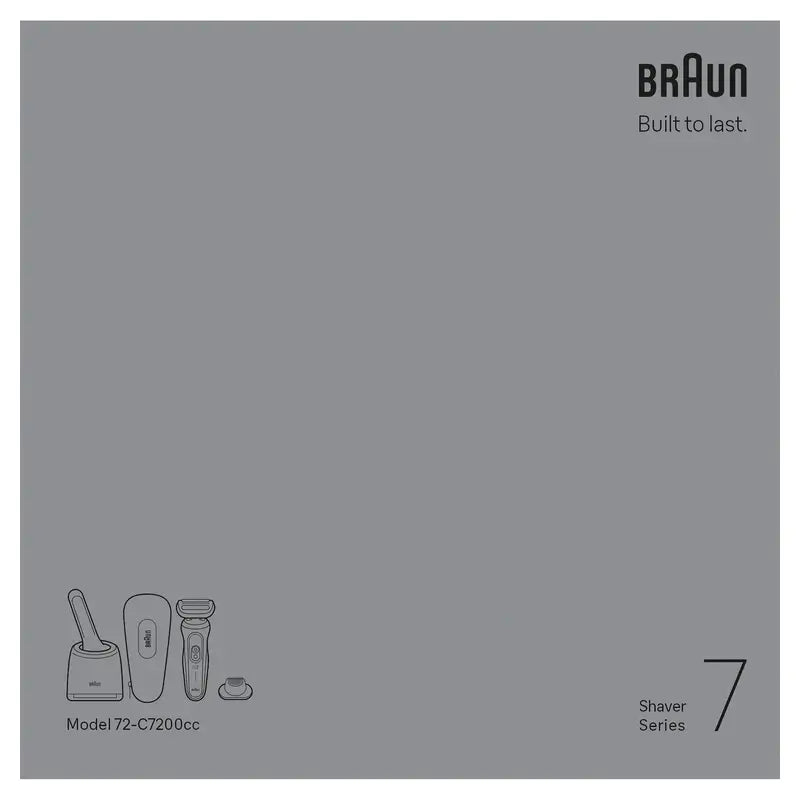 Braun Series7 Rasoio 72-C7200Cc Oro