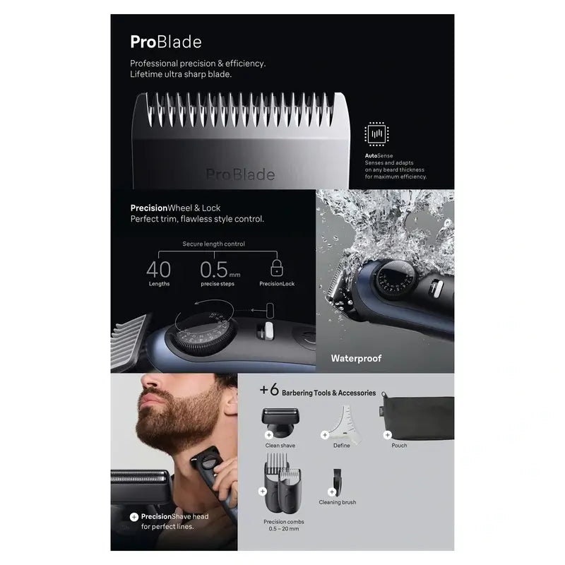Braun Series 7 Regolabarba 40 Lunghezze Bt7520
