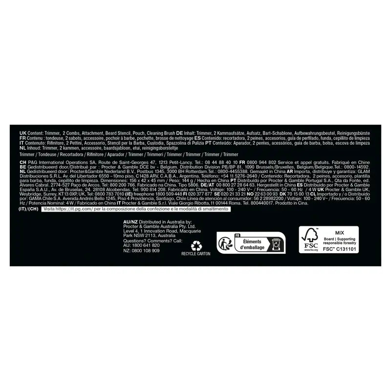 Braun Series 7 Regolabarba 40 Lunghezze Bt7520