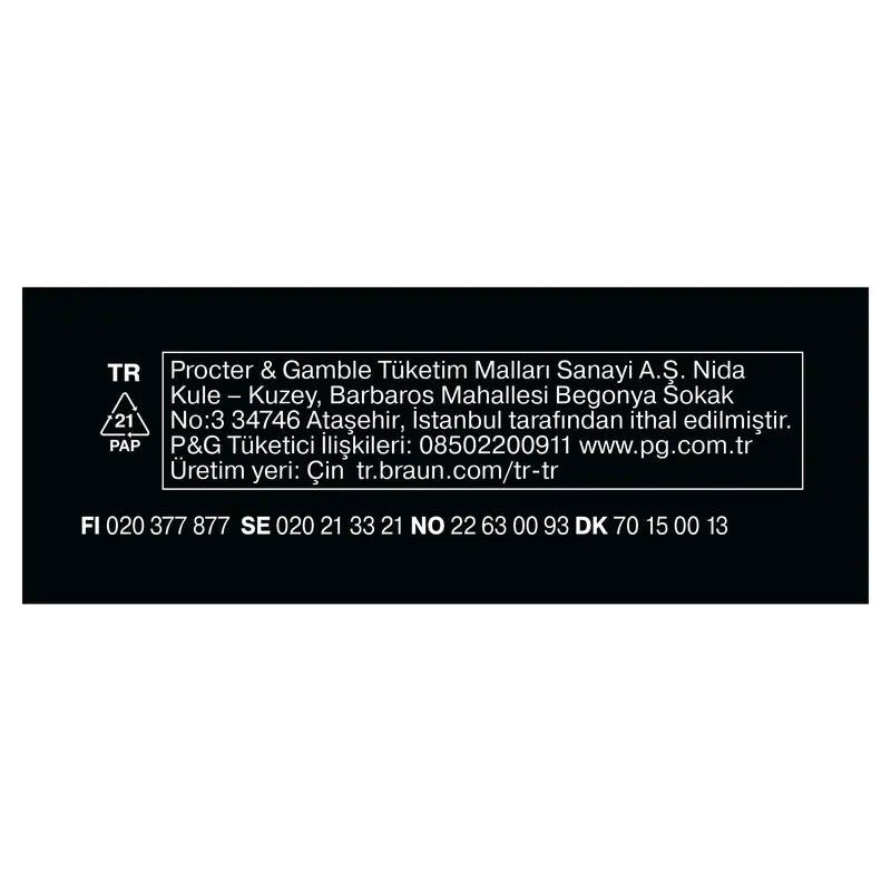Lama di ricambio Braun Series X