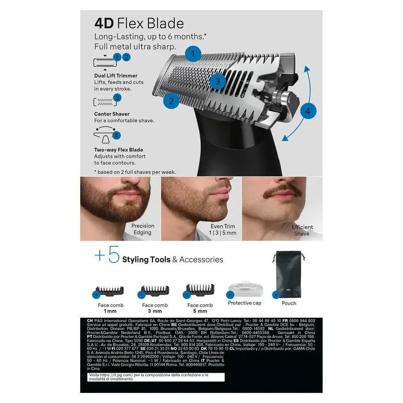 Braun X Series Xt3100 Regolabarba