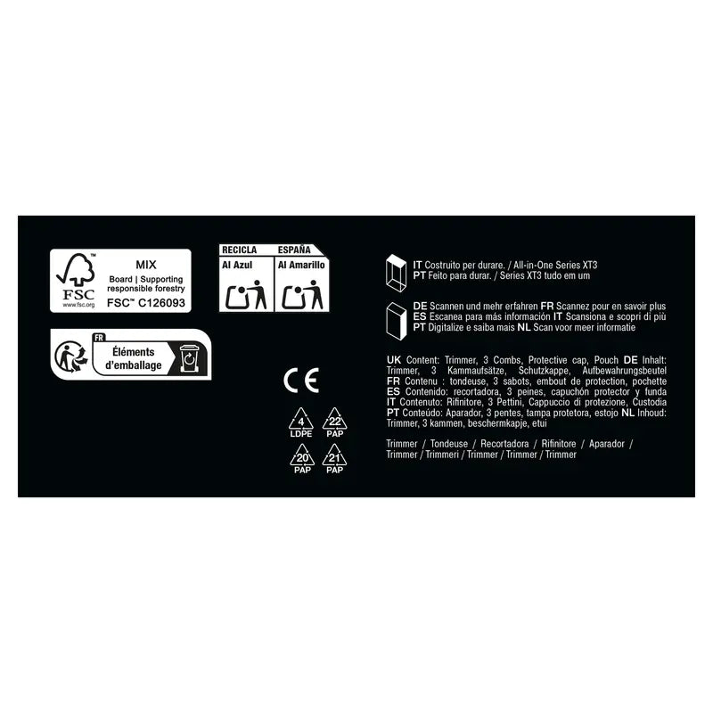 Braun X Series Xt3100 Regolabarba