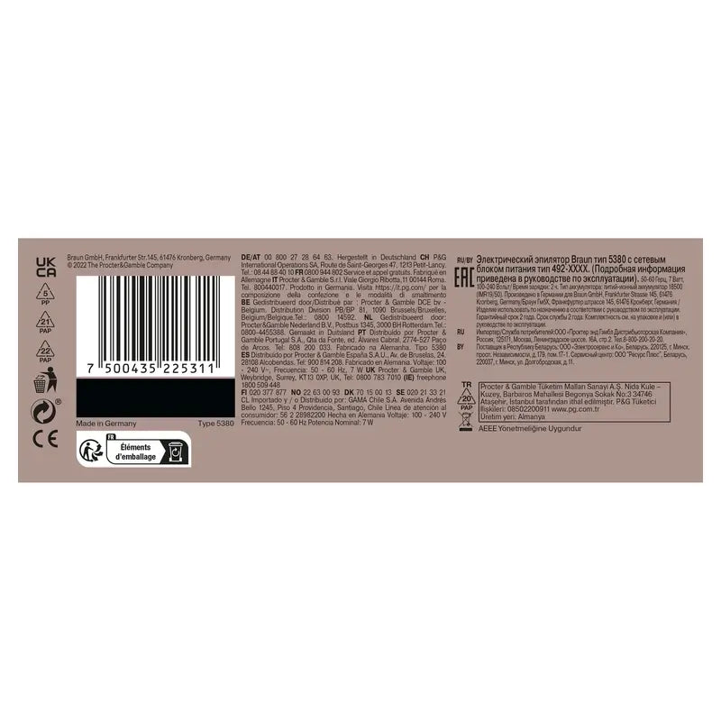 Braun Silk-Épil 9 Flex 9002, Epilatore elettrico per signora