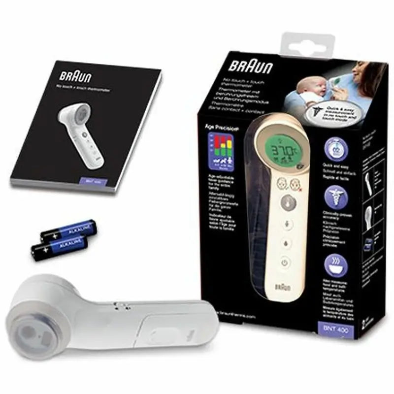 Termometro Braun Contactless + Front Bnt400 , 1 pz.