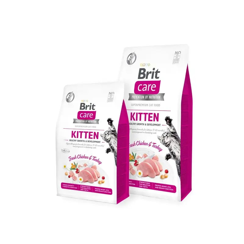 Brit Care Cat Grain Free Kitten Healthy Growth 400 grammi
