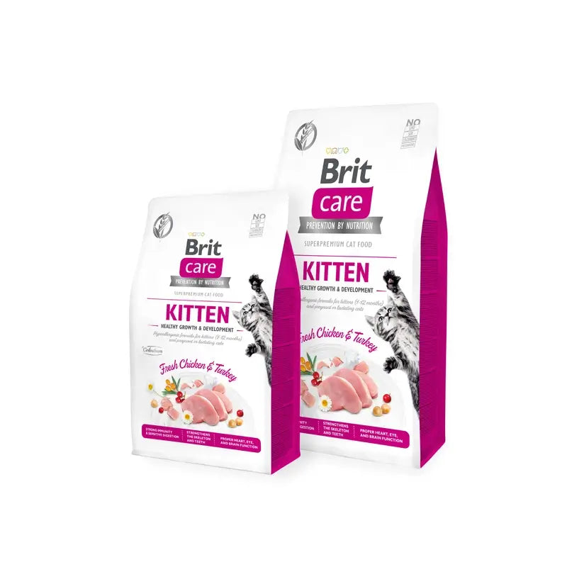 Brit Care Cat Grain Free Kitten Healthy Growth 400 grammi