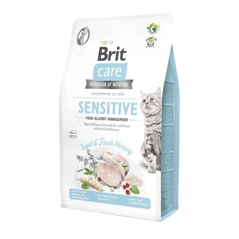 Brit Care Cat Grain Free Sensitive Insect 2 chili