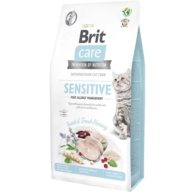 Brit Care Cat Grain Free Sensitive Insect 7 chili